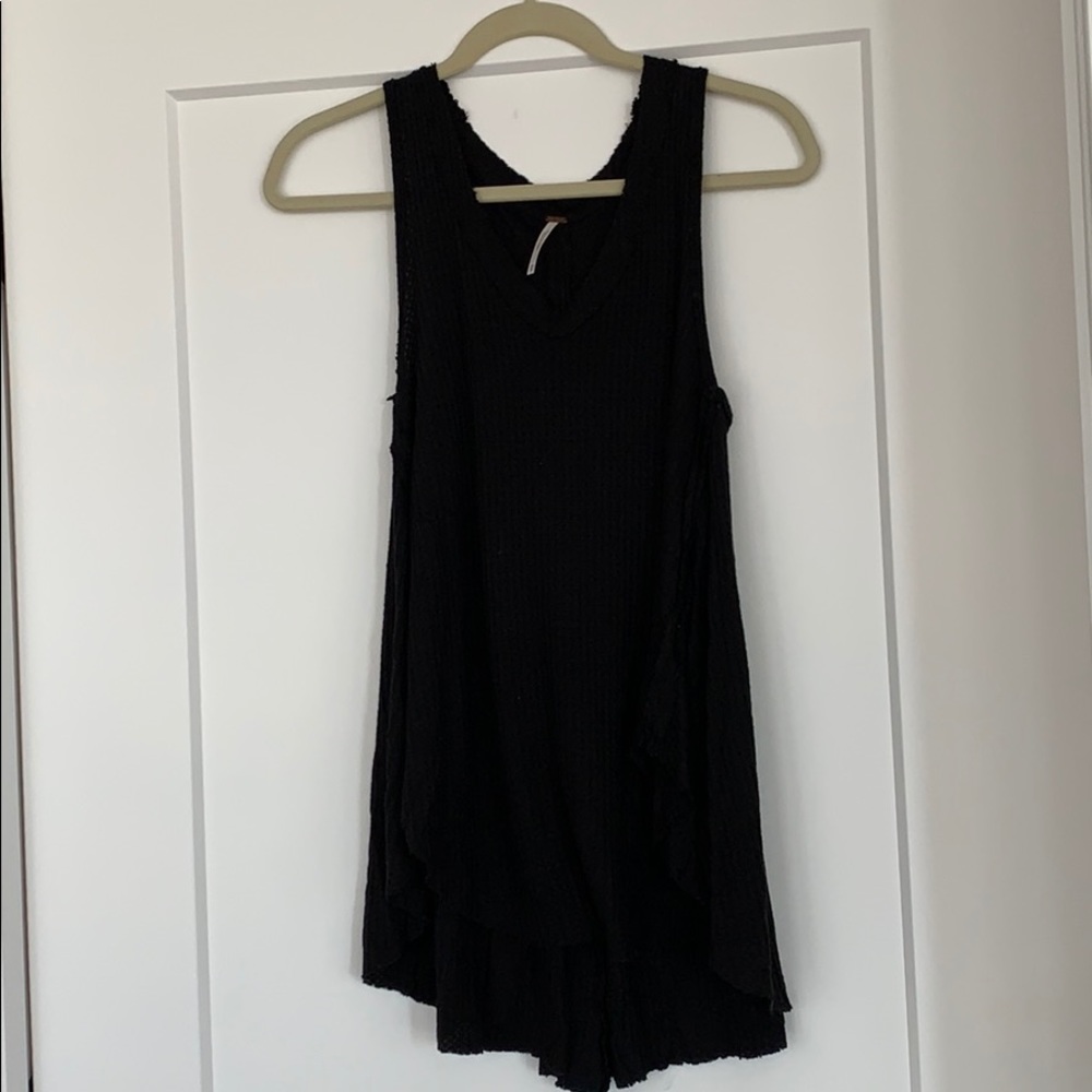 Free People Black Tank Top